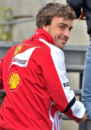 Fernando Alonso ritrova il sorriso: carico gi per Monza... Epa